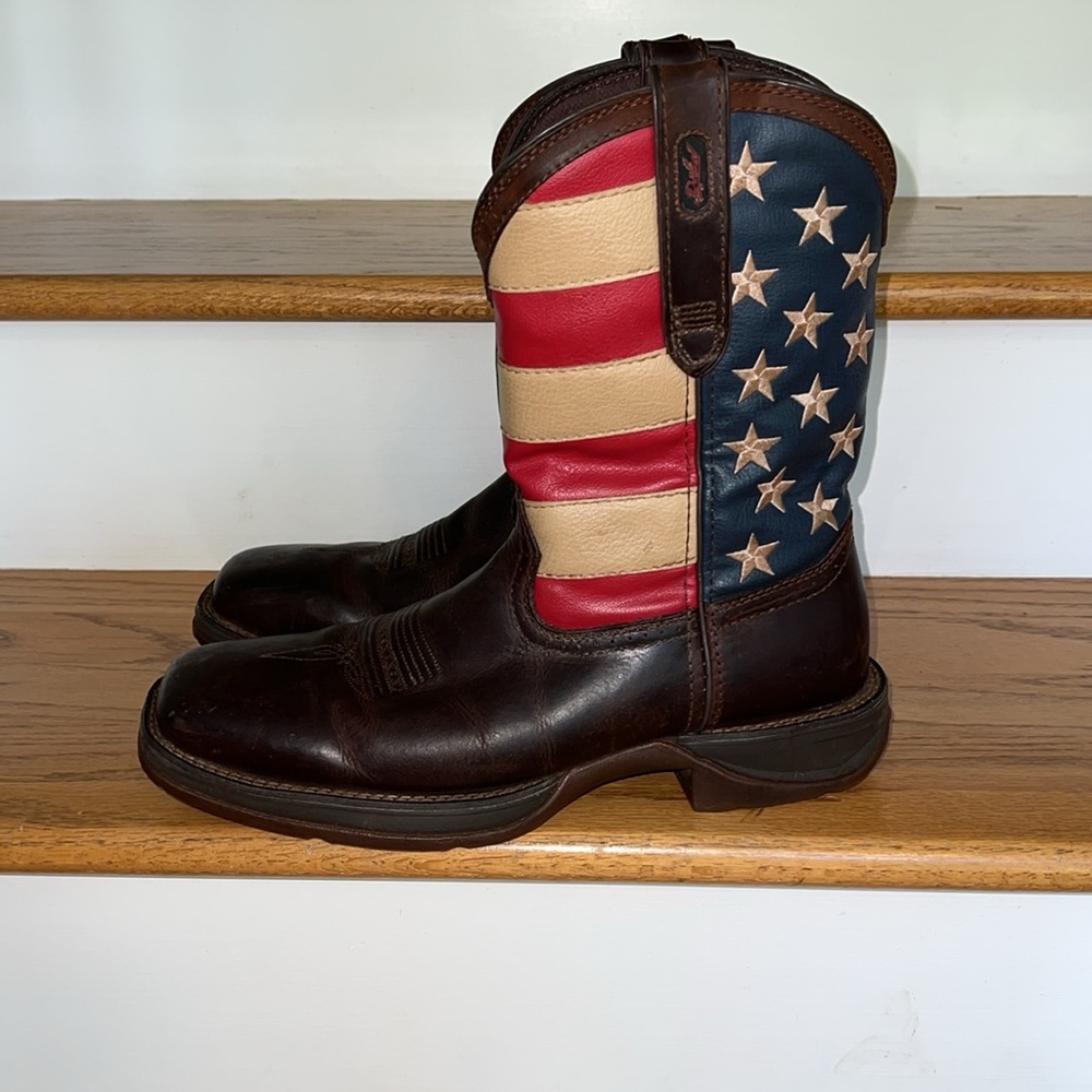 Durango Rebel American Flag Boots - Picture 3 of 7